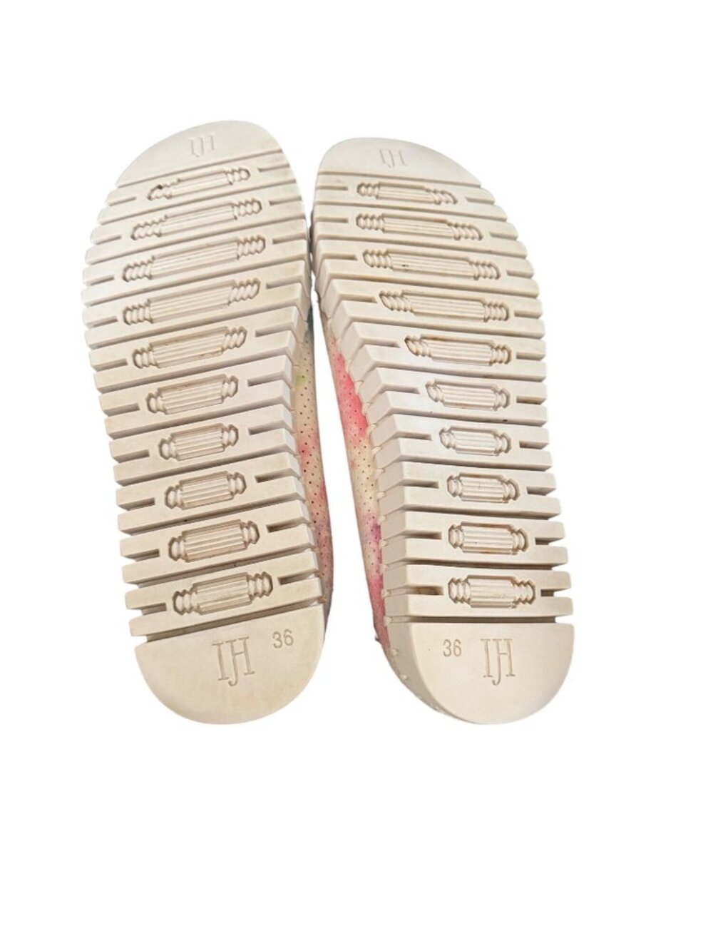 Ilse Jacobsen Tulip Womens Slip-On Shoes Size 36/6 Multicolor Tie-Dye Perforated - Picture 7 of 7